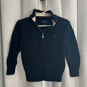 Polo by Ralph Lauren Kids Navy Zip-Up Sweater